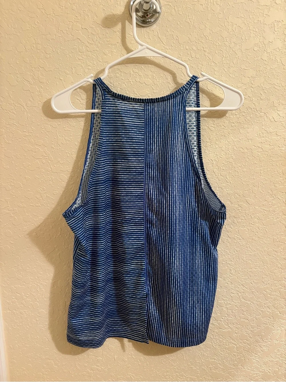 Nike Blue Striped One-Piece Tank
